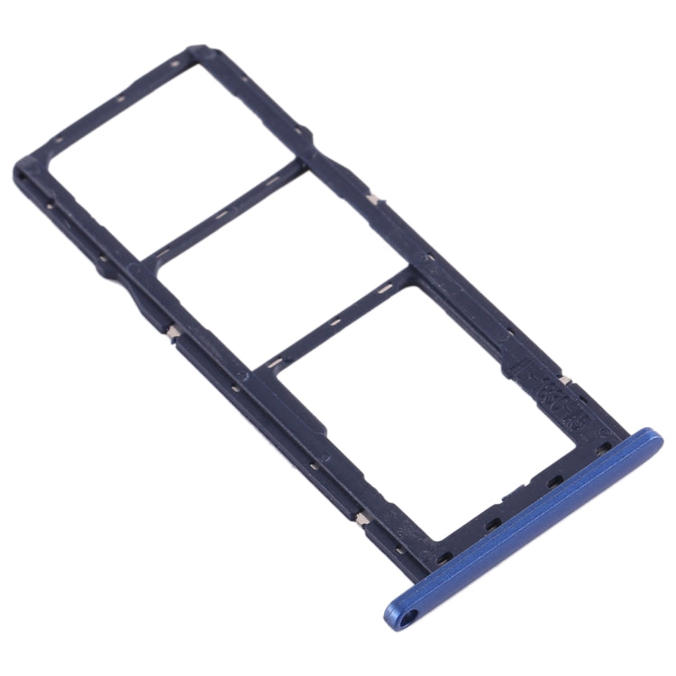 SIM Card Tray + SIM Card Tray + Micro SD Card Tray for Asus Zenfone Max M2 ZB633KL (Blue)