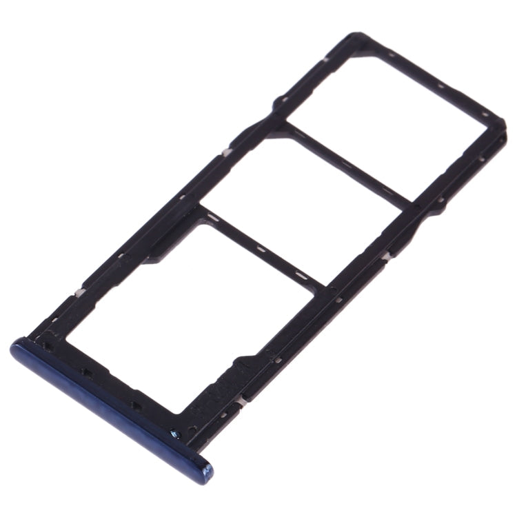 Bandeja de Tarjeta SIM + Bandeja de Tarjeta SIM + Bandeja de Tarjeta Micro SD Para Asus Zenfone Max Pro (M2) ZB631KL (Azul)