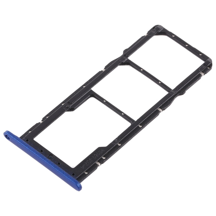 SIM Card Tray + Micro SD Card Tray for Huawei Honor 8X (Blue)