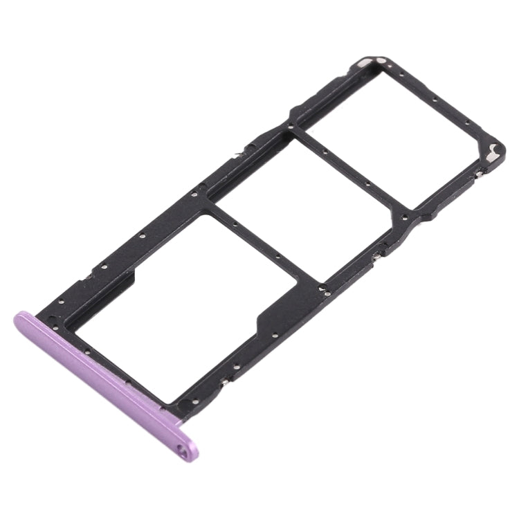 SIM Card Tray + Micro SD Card Tray for Huawei Honor 8X (Purple)