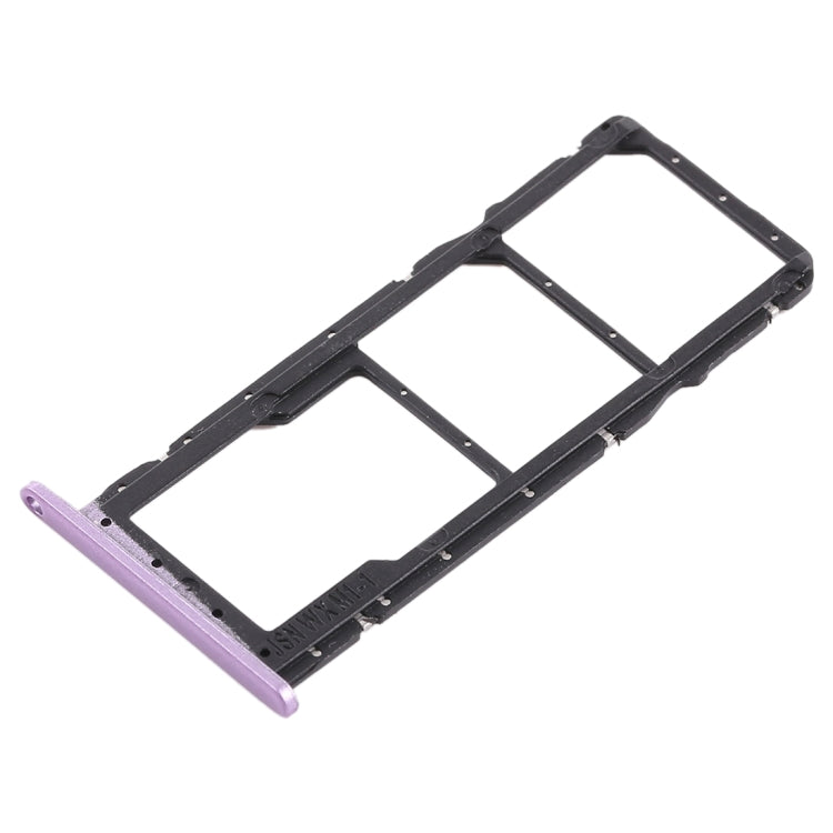 SIM Card Tray + Micro SD Card Tray for Huawei Honor 8X (Purple)