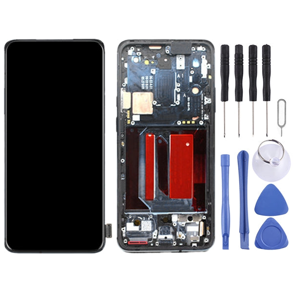 Ecran complet LCD + Tactile + Châssis (Version Amoled) OnePlus 7 Pro Noir