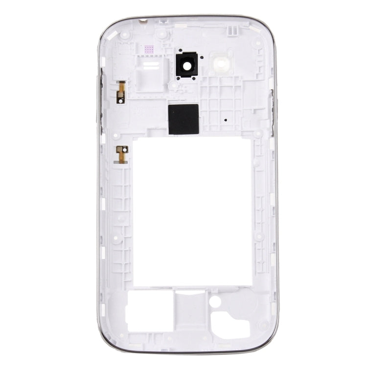 Middle Frame / Back Plate Housing Camera Lens Panel for Samsung Galaxy Grand Neo Plus/ i9060i (Single Card Version) (White)