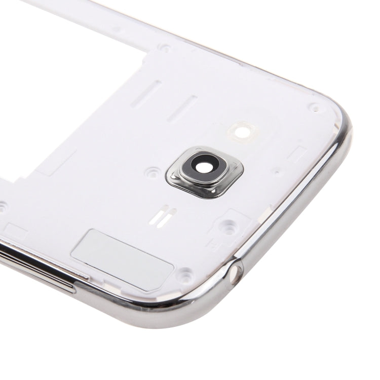 Middle Frame / Back Plate Housing Camera Lens Panel for Samsung Galaxy Grand Neo Plus/ i9060i (Single Card Version) (White)