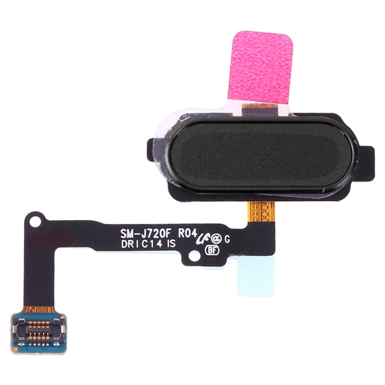 Fingerprint Sensor Flex Cable for Samsung Galaxy J7 Duo SM-J720F (Black)