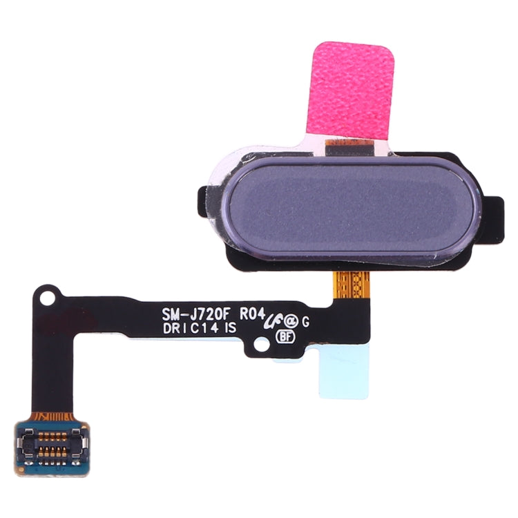 Cable Flex de Sensor de Huellas Dactilares para Samsung Galaxy J7 Duo SM-J720F (Gris)