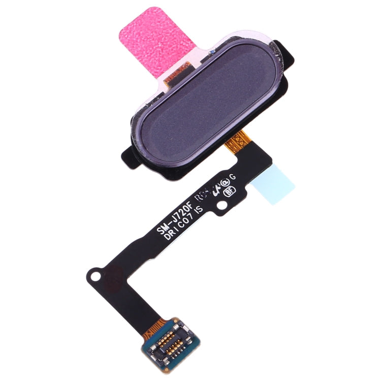 Fingerprint Sensor Flex Cable for Samsung Galaxy J7 Duo SM-J720F (Grey)