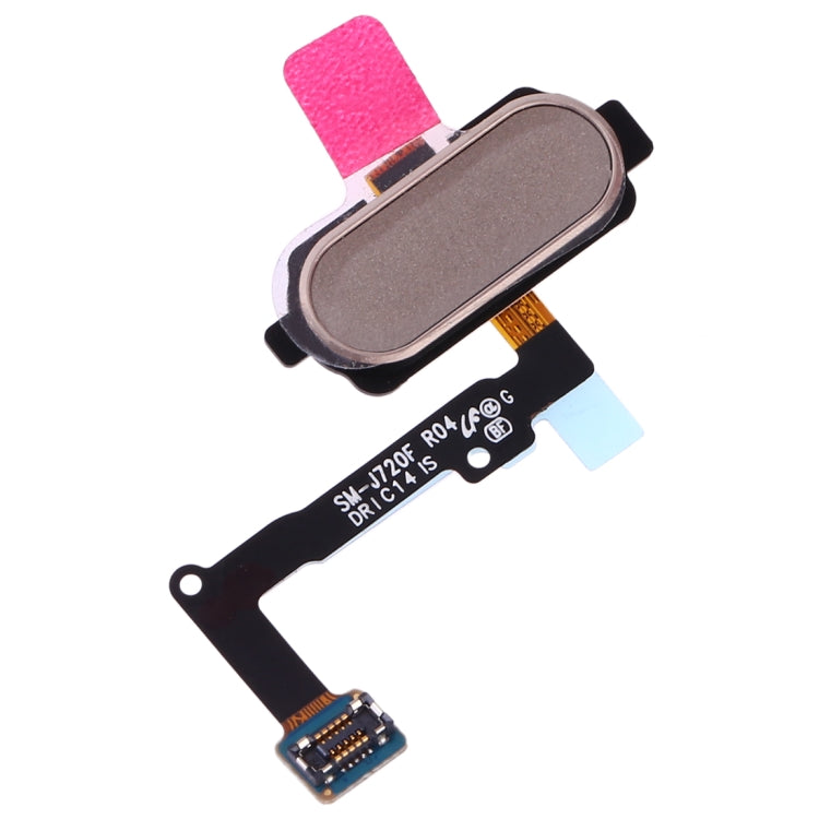 Cable Flex de Sensor de Huellas Dactilares para Samsung Galaxy J7 Duo SM-J720F (Dorado)