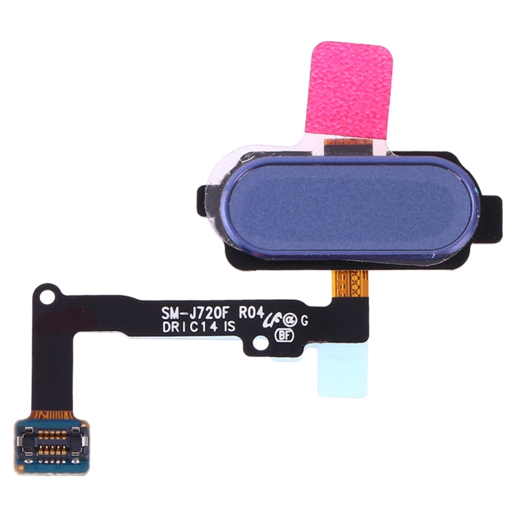 Cable Flex de Sensor de Huellas Dactilares para Samsung Galaxy J7 Duo SM-J720F (Azul)