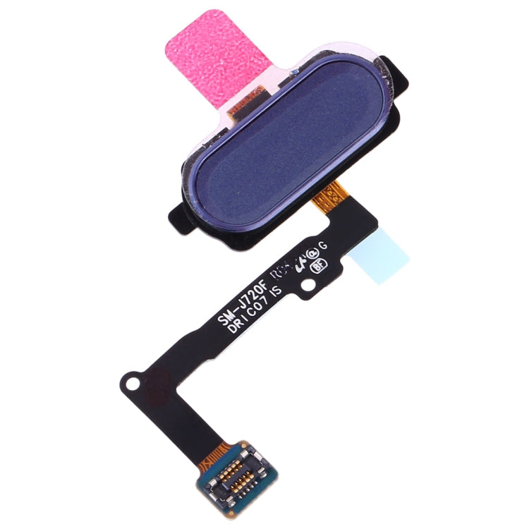 Cable Flex de Sensor de Huellas Dactilares para Samsung Galaxy J7 Duo SM-J720F (Azul)