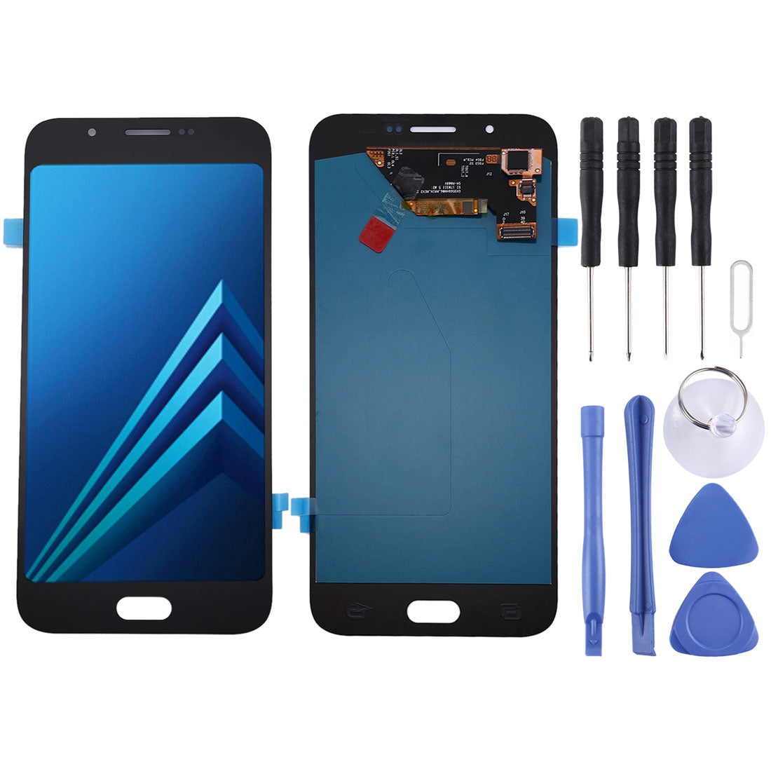 Ecran LCD + Vitre Tactile (Version Oled) Samsung Galaxy A8 Noir