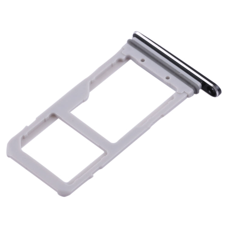 2 SIM Card Tray / Micro SD Card Tray for Samsung Galaxy S7 Edge (Black)