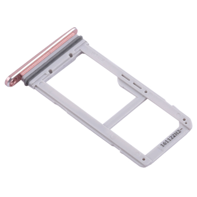 2 SIM Card Tray / Micro SD Card Tray for Samsung Galaxy S7 Edge (Pink)