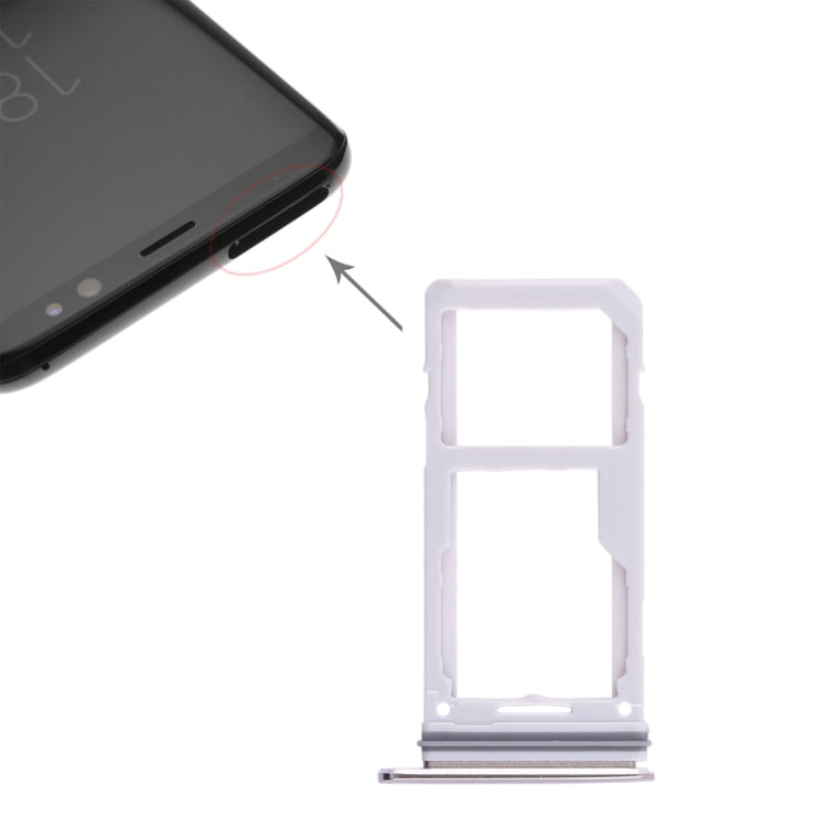 2 SIM Card Tray / Micro SD Card Tray for Samsung Galaxy S8 / S8 + (Gold)