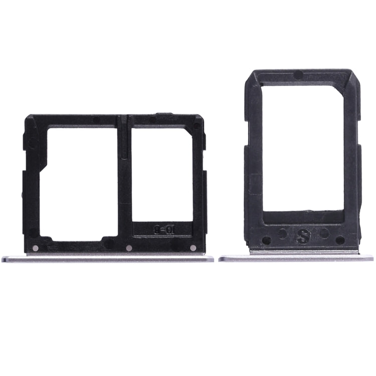 2 Tiroir Carte SIM + Tiroir Carte Micro SD pour Samsung Galaxy A5108 / A7108 (Gris)