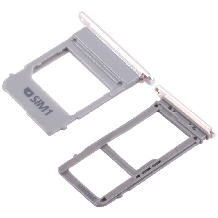 2 Tiroir Carte SIM + Tiroir Carte Micro SD pour Samsung Galaxy A520 / A720 (Or)
