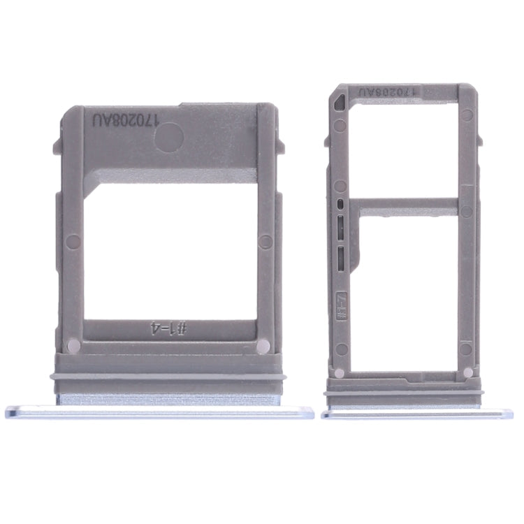 2 Tiroir Carte SIM + Tiroir Carte Micro SD pour Samsung Galaxy A520 / A720 (Bleu)