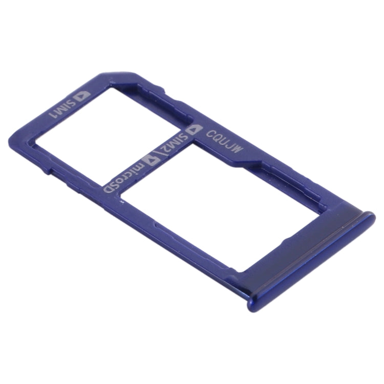 Bandeja de Tarjeta SIM / Bandeja de Tarjeta Micro SD para Samsung Galaxy A60 (Azul)