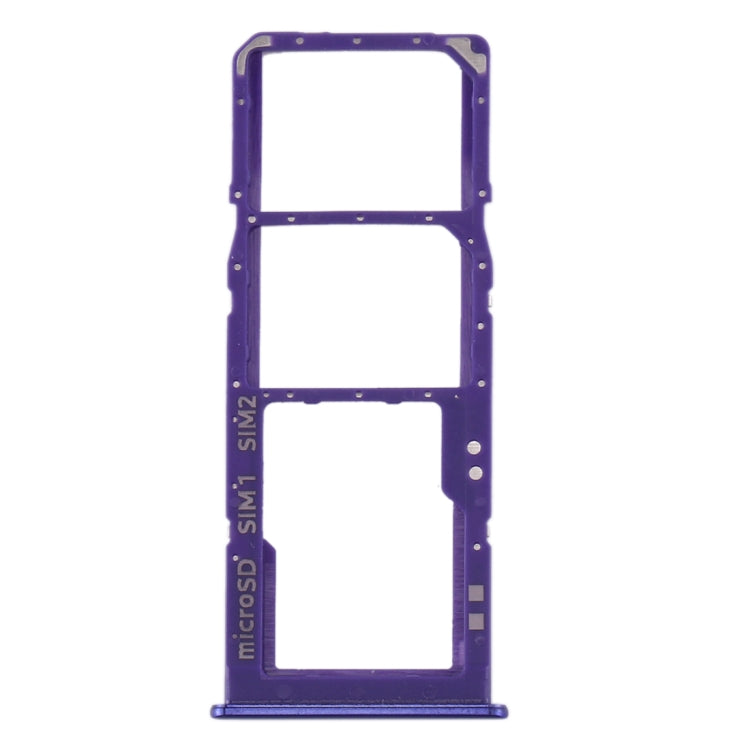 SIM Card Tray + Micro SD Card Tray for Samsung Galaxy A30s (Blue)