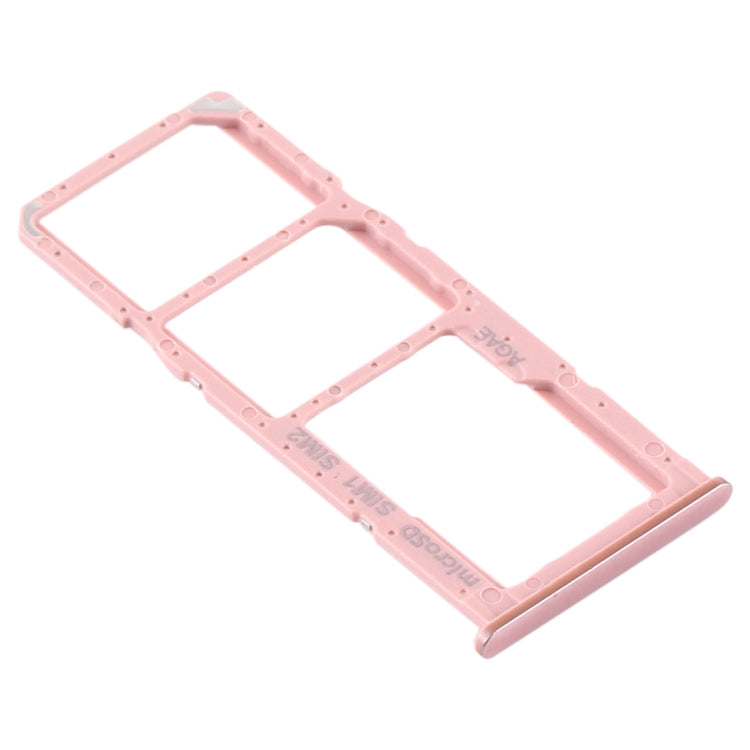 SIM Card Tray + Micro SD Card Tray for Samsung Galaxy A71 (Pink)