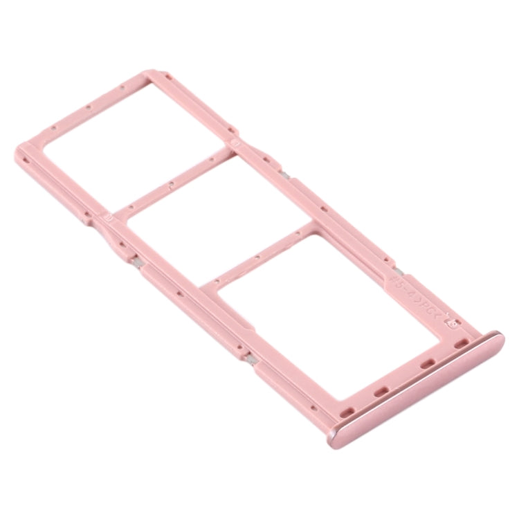 SIM Card Tray + Micro SD Card Tray for Samsung Galaxy A71 (Pink)