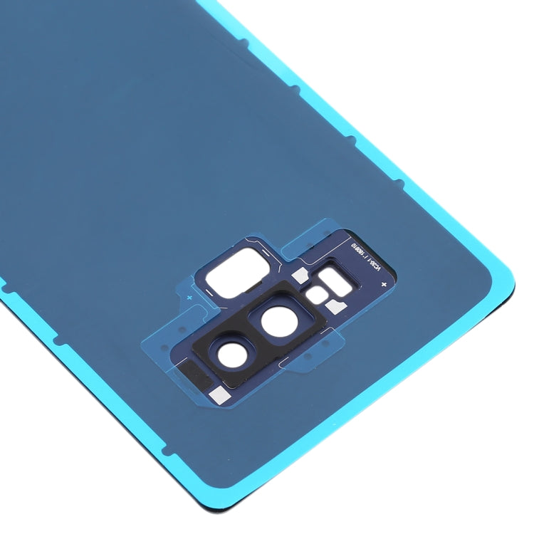Coque arrière de batterie avec objectif d'appareil photo pour Samsung Galaxy Note 9 (Bleu)