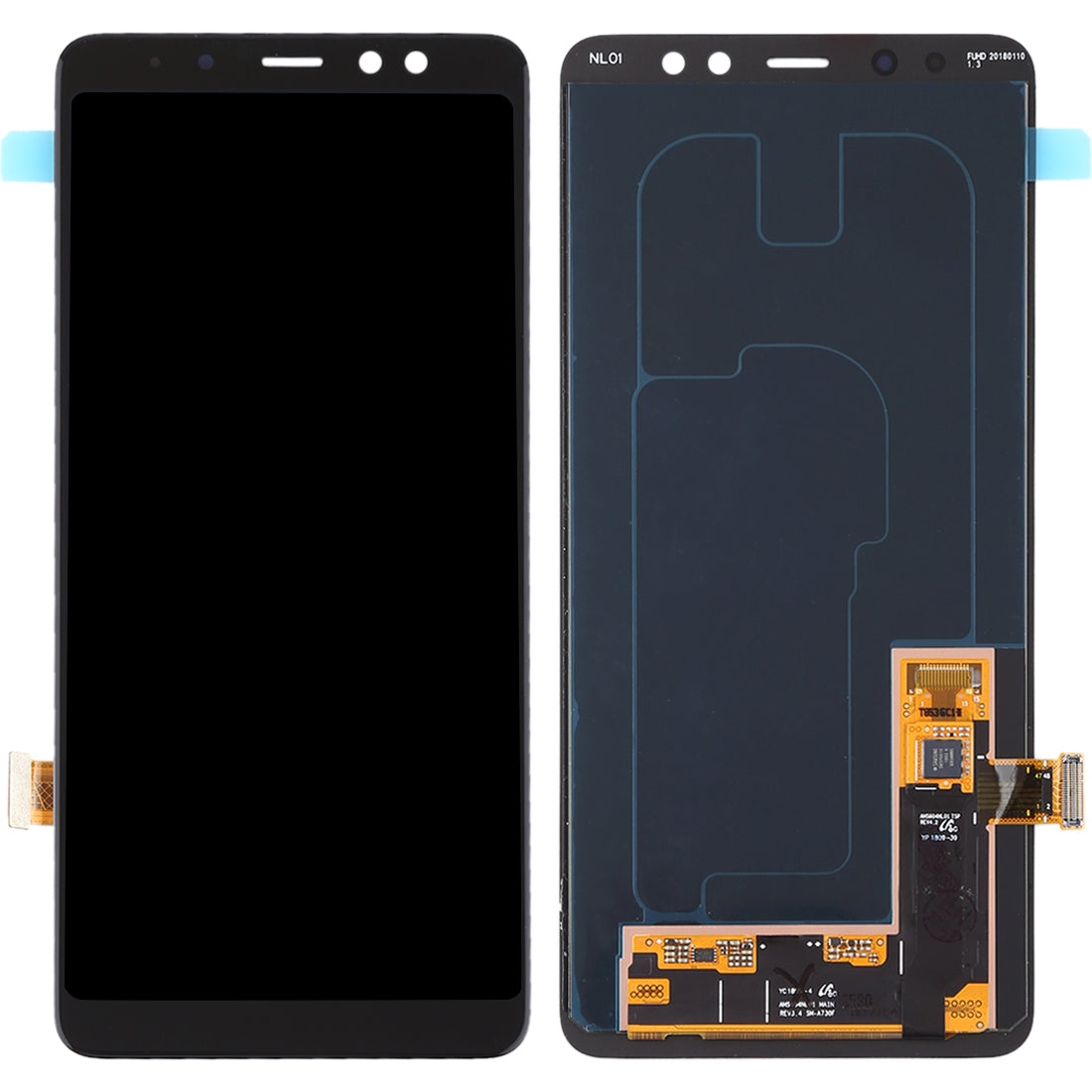 Pantalla LCD + Tactil Digitalizador Samsung Galaxy A8 + (2018) A730 Negro