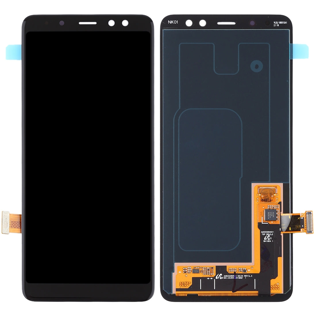 Ecran LCD + Tactile Samsung Galaxy A8 (2018) A5 (2018) A530 Noir