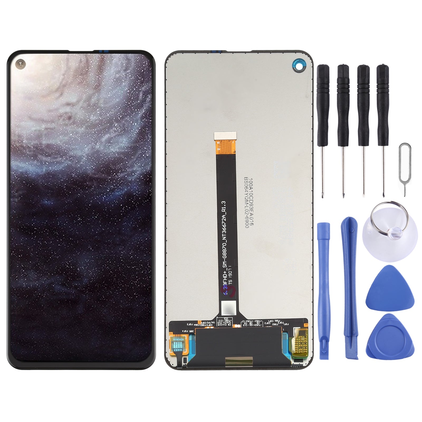 Pantalla LCD + Tactil Digitalizador Samsung Galaxy A8s Negro