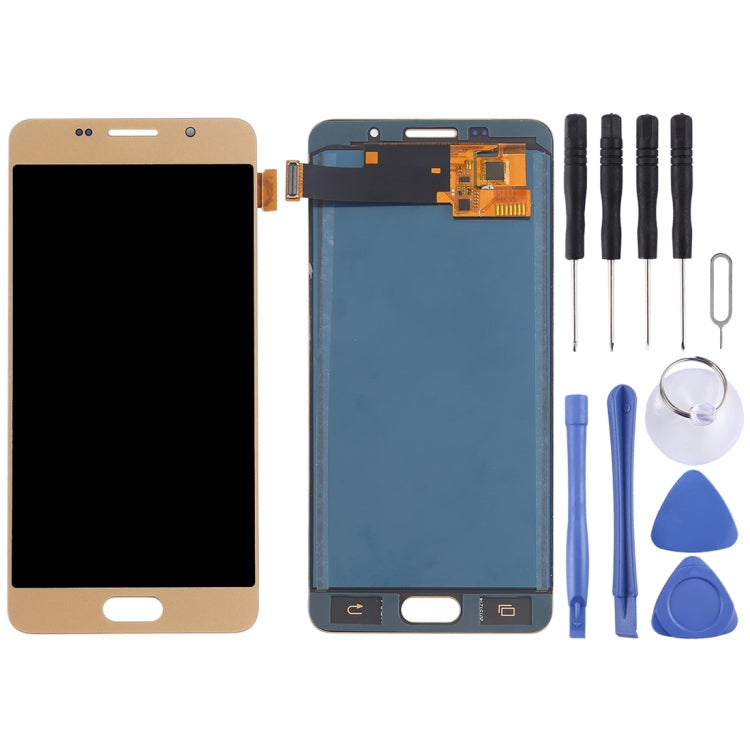 Pantalla LCD y Digitalizador (material TFT) para Samsung Galaxy A5 (2016) / A510 (Dorado)