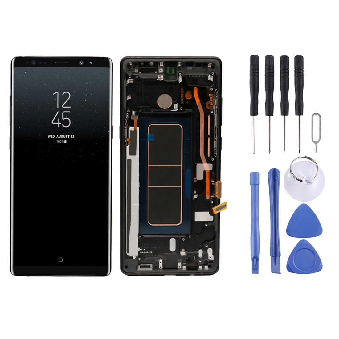 Pantalla Completa LCD + Tactil + Marco Samsung Galaxy Note 8 Negro