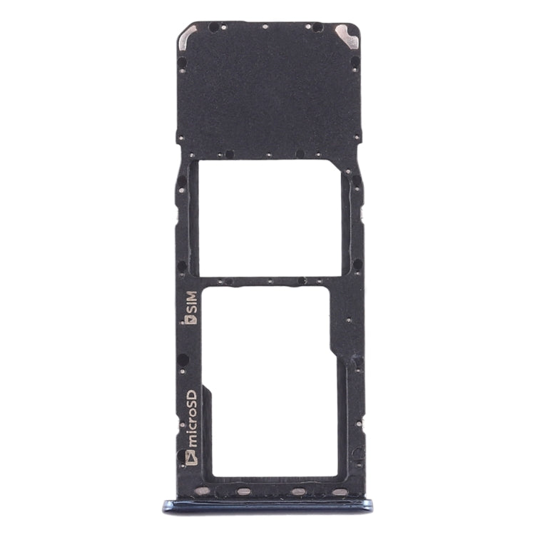 SIM Card Tray + Micro SD Card Tray for Samsung Galaxy A7 (2018) / A750F (Black)