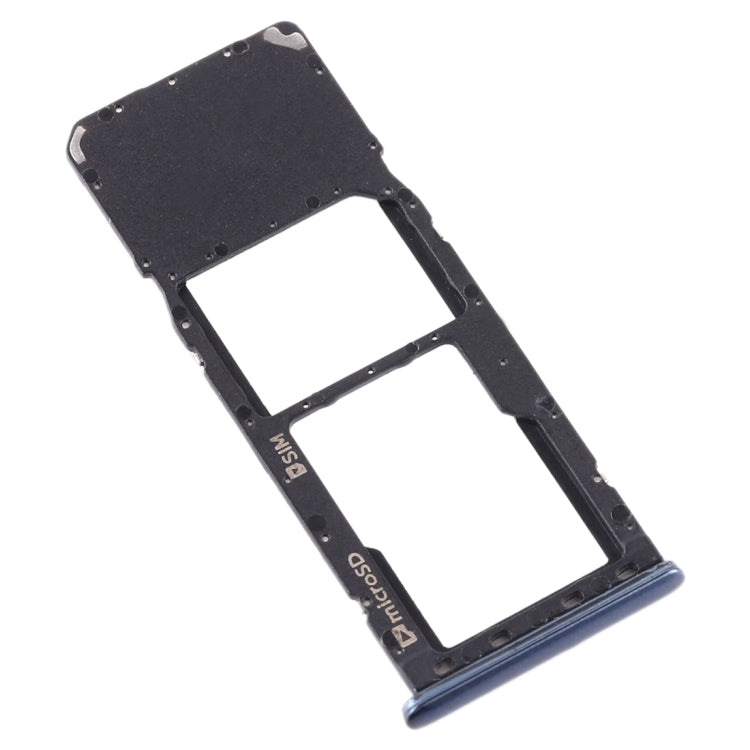 SIM Card Tray + Micro SD Card Tray for Samsung Galaxy A7 (2018) / A750F (Black)
