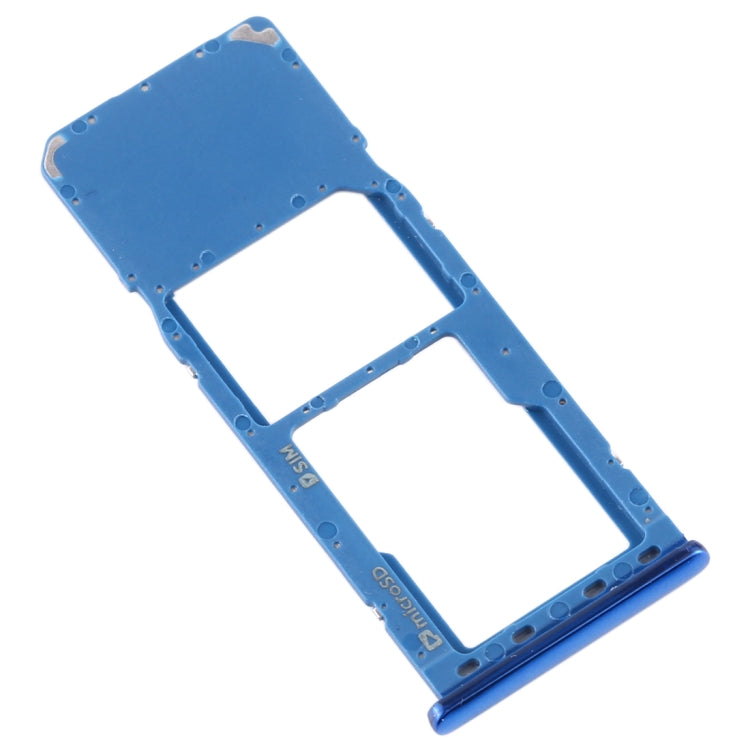 Bandeja de Tarjeta SIM + Bandeja de Tarjeta Micro SD para Samsung Galaxy A7 (2018) / A750F (Azul)