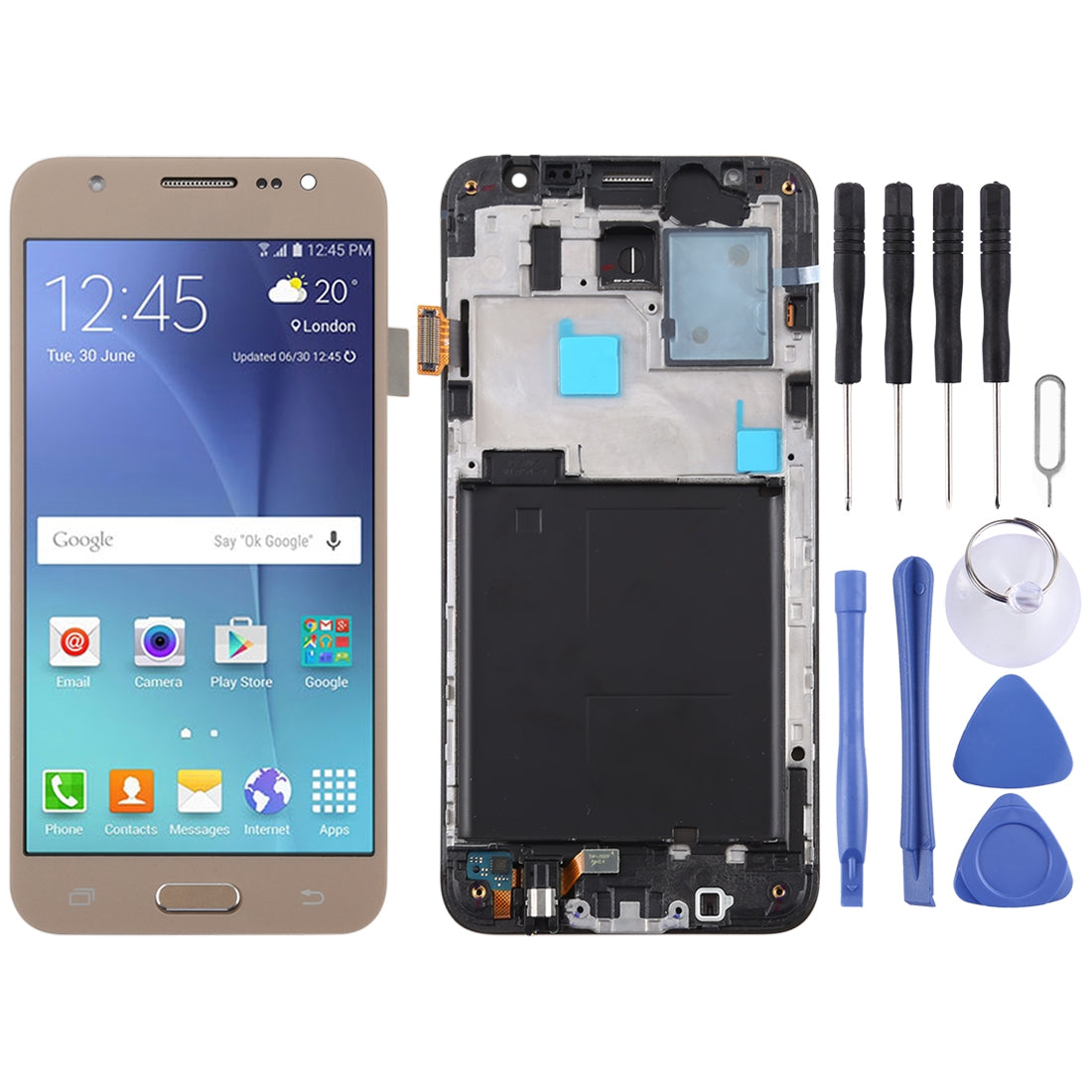 Pantalla LCD + Tactil + Marco (TFT) Samsung Galaxy J5 (2015) J500F Dorado