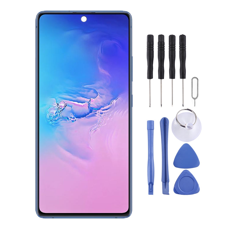 Pantalla LCD + Tactil + Marco (Super Amoled) Samsung Galaxy S10 Lite Negro