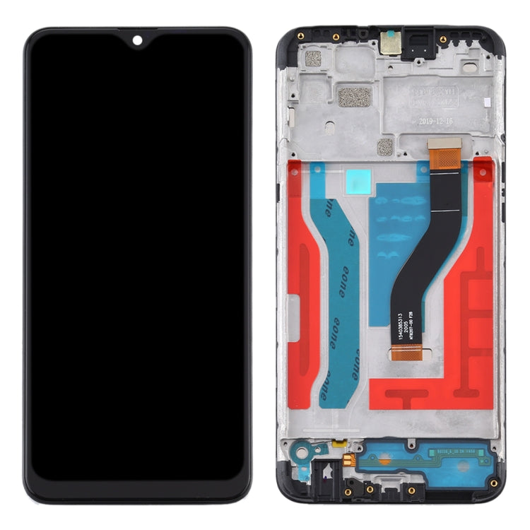 Pantalla LCD y Digitalizador con marco para Samsung Galaxy A10s (Negro)