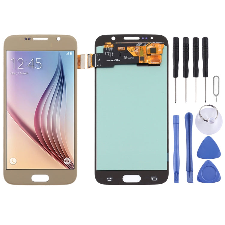 OLED LCD Screen and Touch Digitizer for Samsung Galaxy S6 (Gold)