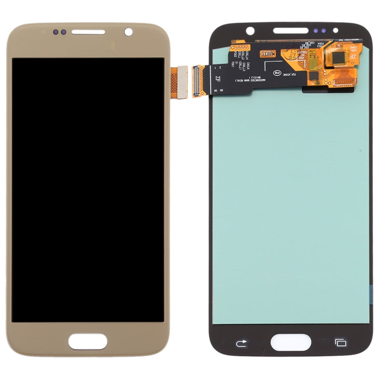 Ecran LCD OLED et Numériseur Tactile pour Samsung Galaxy S6 (Or)