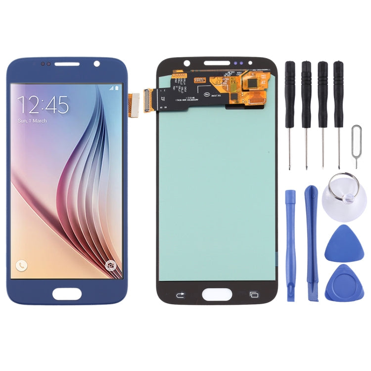 Pantalla LCD OLED y Táctil Digitalizador para Samsung Galaxy S6 (Azul)