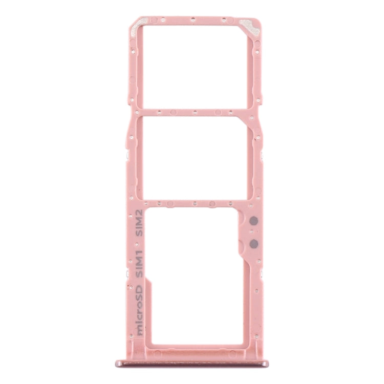 SIM Card Tray + Micro SD Card Tray for Samsung Galaxy A51 / A515 (Pink)