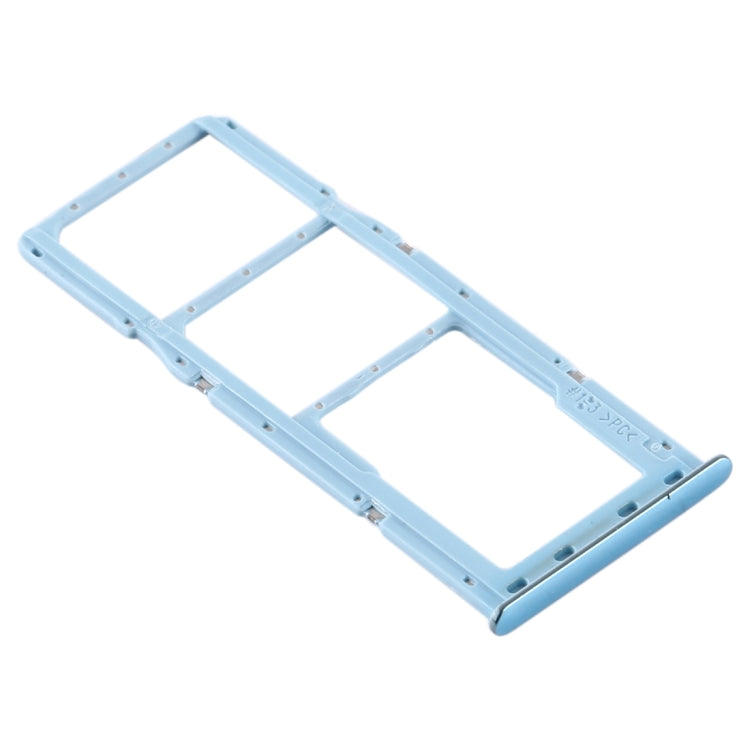 SIM Card Tray + Micro SD Card Tray for Samsung Galaxy A51 / A515 (Blue)