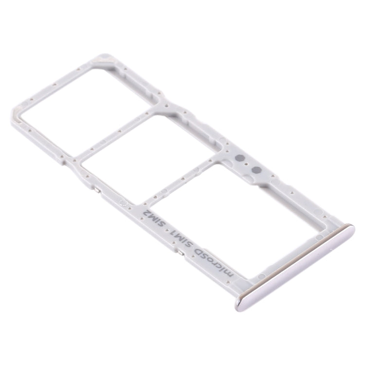 SIM Card Tray + Micro SD Card Tray for Samsung Galaxy A51 / A515 (Silver)