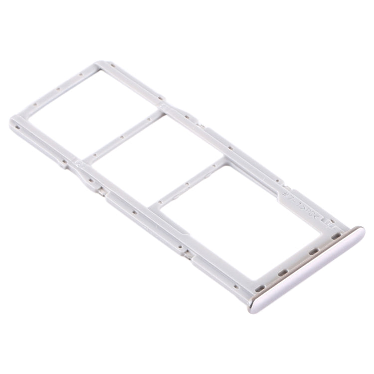 SIM Card Tray + Micro SD Card Tray for Samsung Galaxy A51 / A515 (Silver)