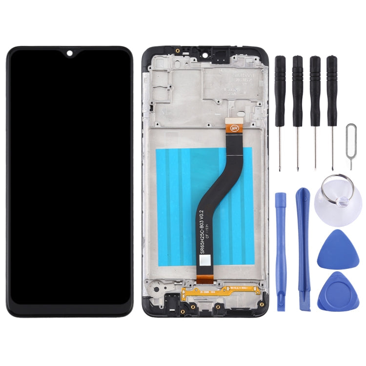 LCD Screen and Digitizer with Frame for Samsung Galaxy A20s (Black)