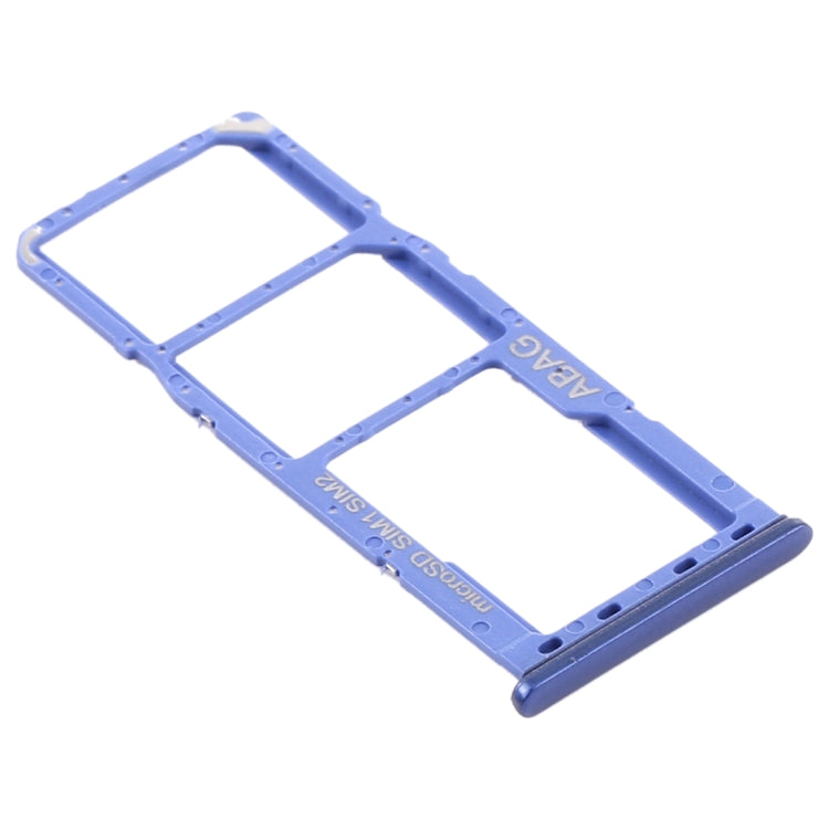 SIM Card Tray + Micro SD Card Tray for Samsung Galaxy A21s (Blue)