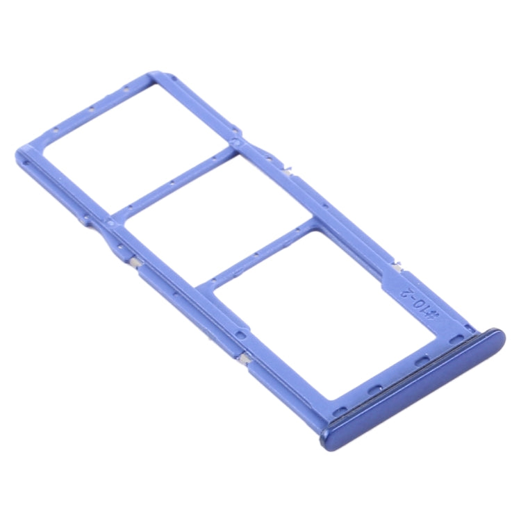 SIM Card Tray + Micro SD Card Tray for Samsung Galaxy A21s (Blue)
