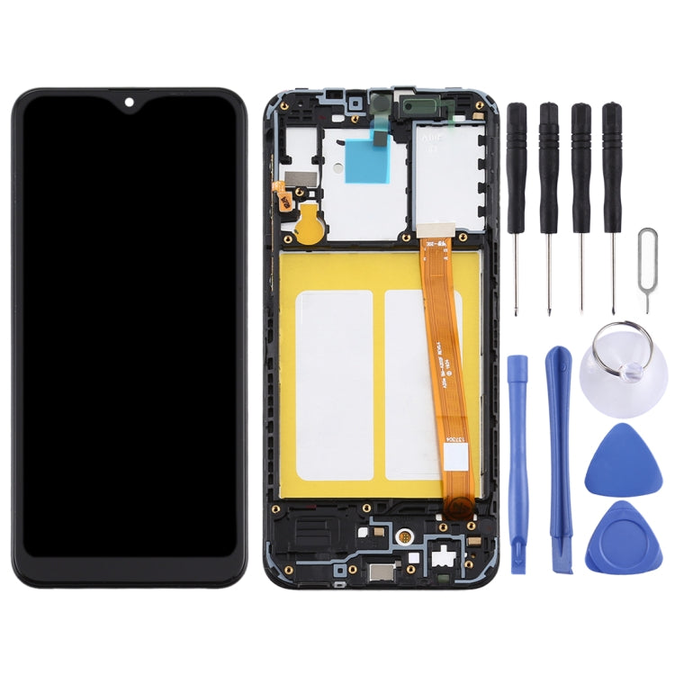 Pantalla LCD TFT y Táctil Digitalizador con marco para Samsung Galaxy A10e (Negro)