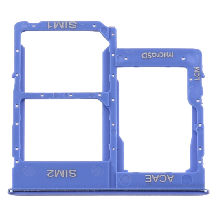 Plateau de carte SIM + plateau de carte Micro SD pour Samsung Galaxy A315 / A31 (Bleu)