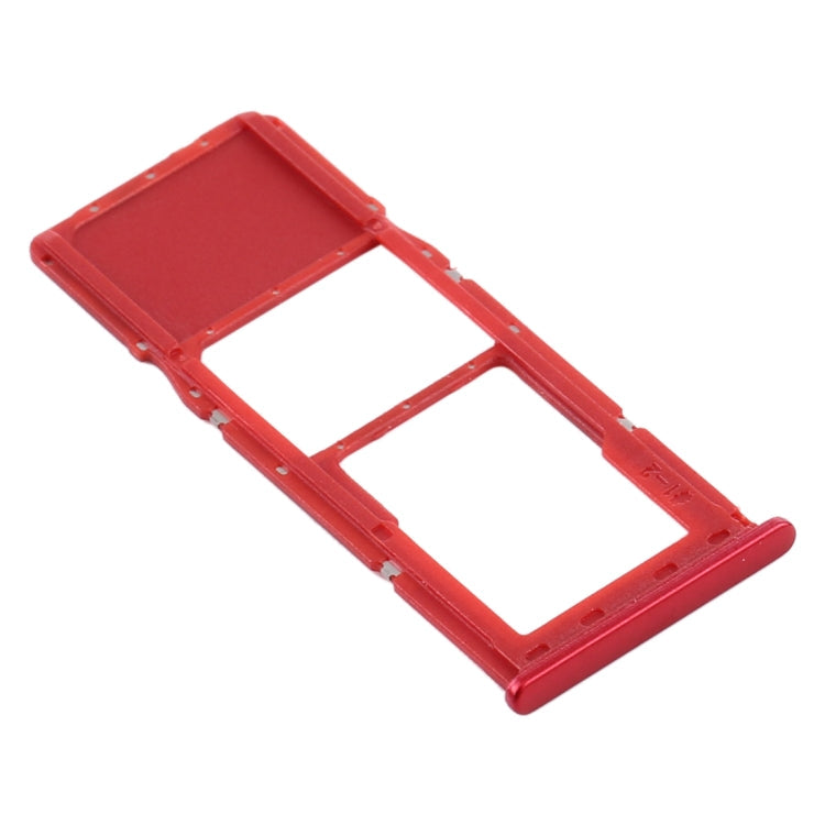 Tiroir Carte SIM + Tiroir Carte Micro SD pour Samsung Galaxy A21s (Rouge)